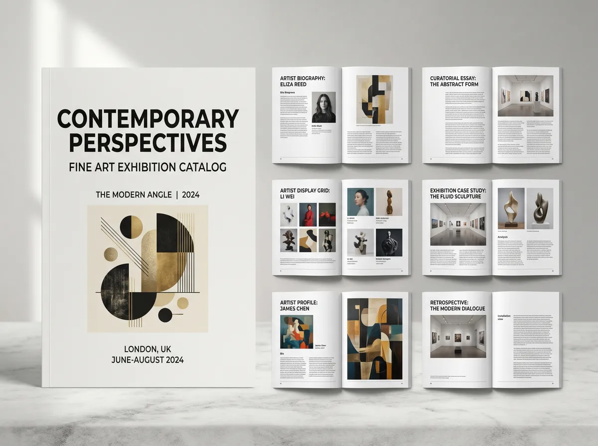 2. The Fine Art Exhibition 202605162314 — Book Cover Design by DesignDile