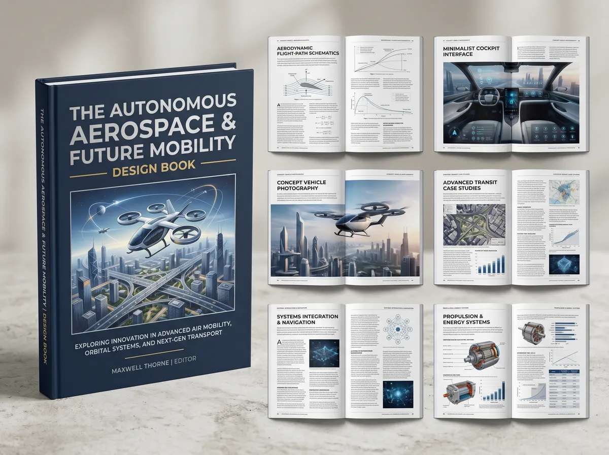 The Autonomous Aerospace and Future 202605162332 — Book Cover Design by DesignDile