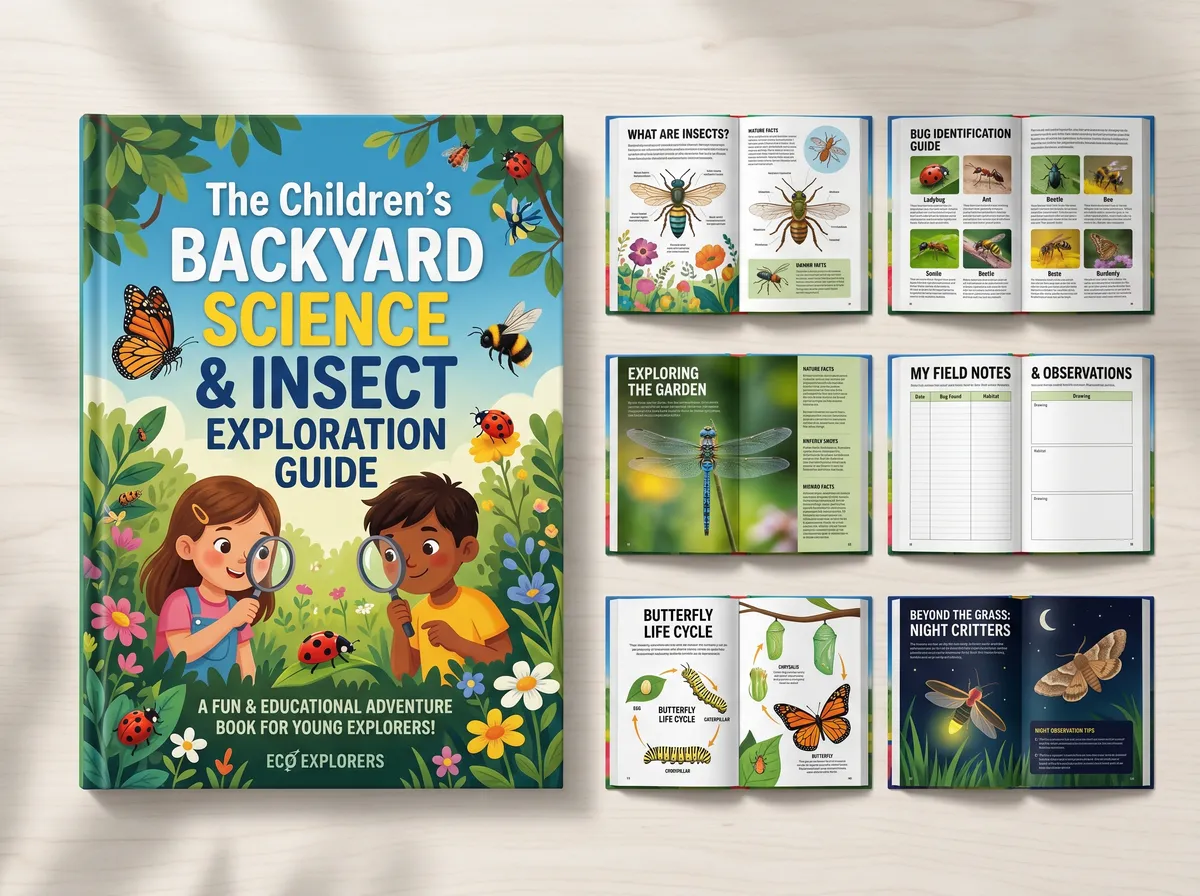 The Children's Backyard Science and 202605162348 — Book Cover Design by DesignDile