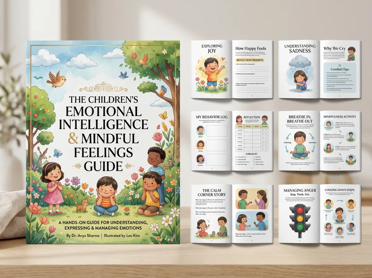 The Children's Emotional Intelligence and 202605162348 — Book Cover Design by DesignDile