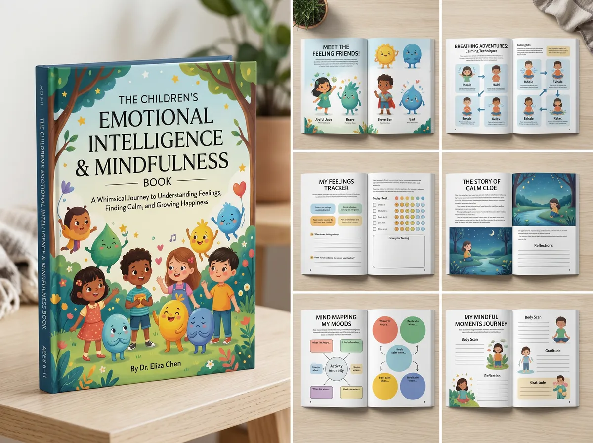 The Children's Emotional Intelligence and 202605162350 — Book Cover Design by DesignDile