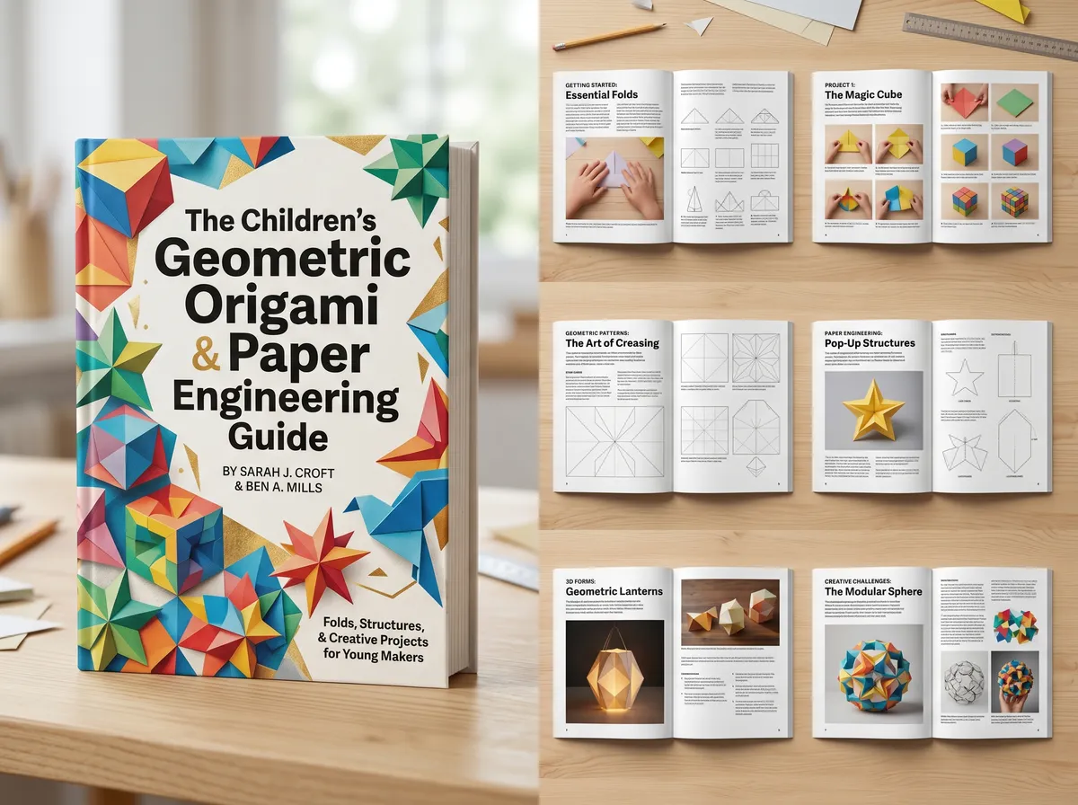 The Children's Geometric Origami and 202605162347 — Book Cover Design by DesignDile