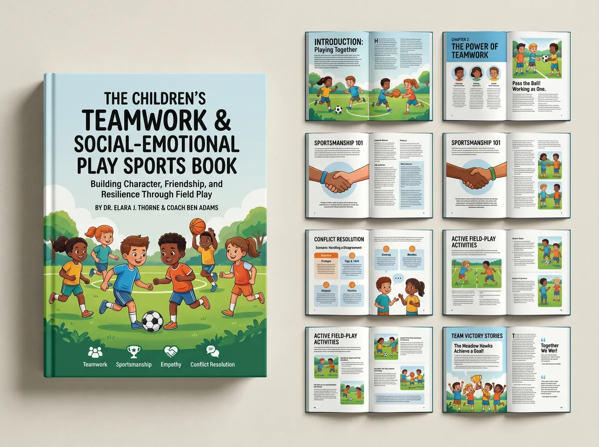The Children's Teamwork and Social-Emotional 202605162346 — Book Cover Design by DesignDile