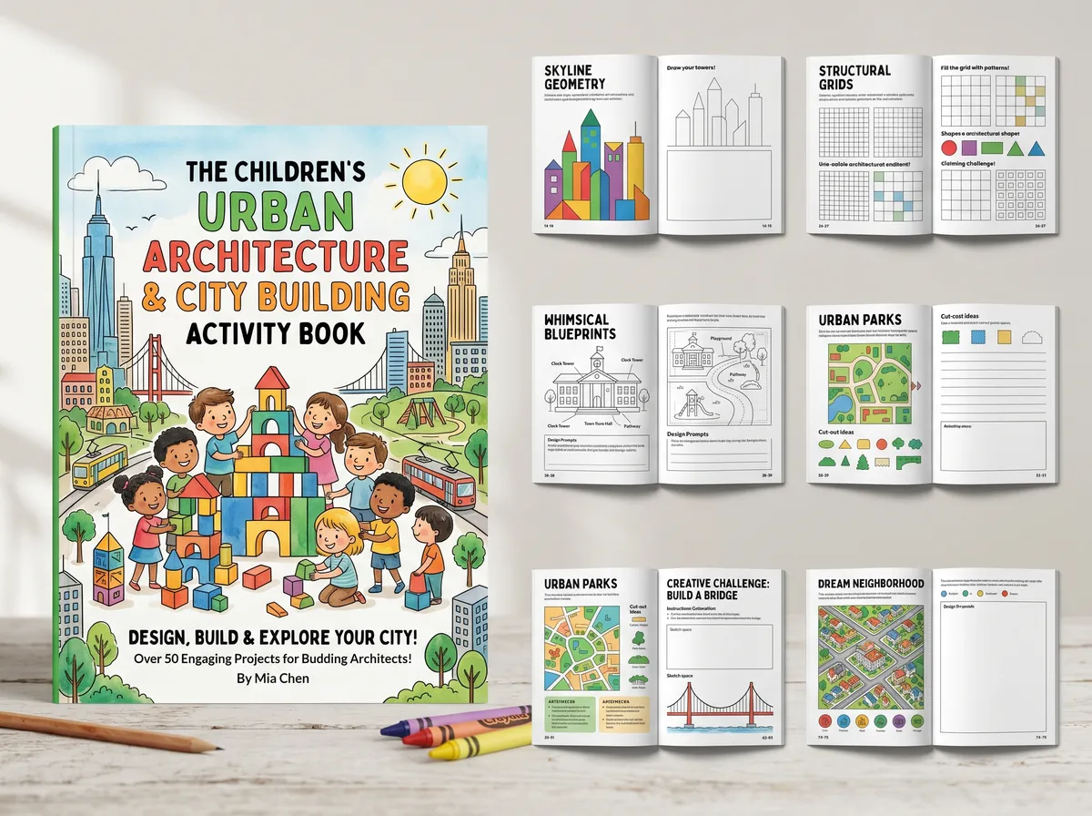 The Children's Urban Architecture and 202605162349 — Book Cover Design by DesignDile