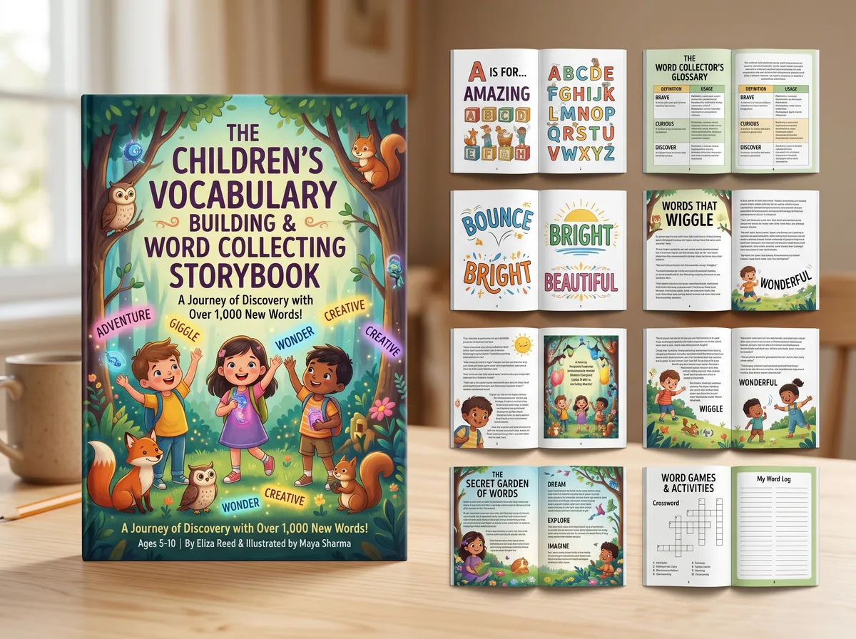 The Children's Vocabulary Building and 202605162346 — Book Cover Design by DesignDile