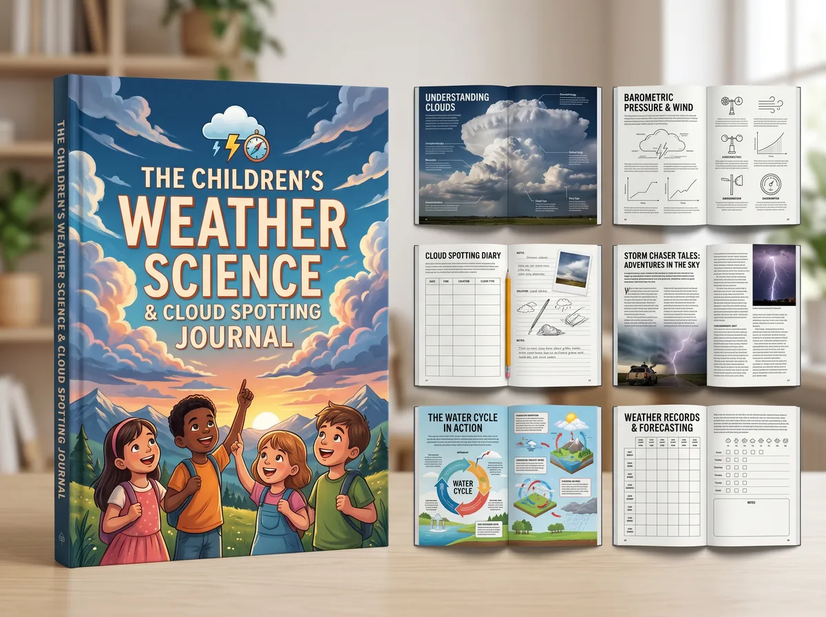 The Children's Weather Science and 202605162346 — Book Cover Design by DesignDile