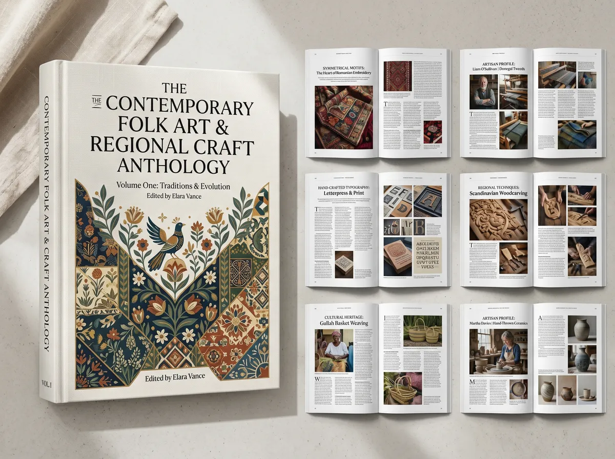 The Contemporary Folk Art and 202605162349 — Book Cover Design by DesignDile