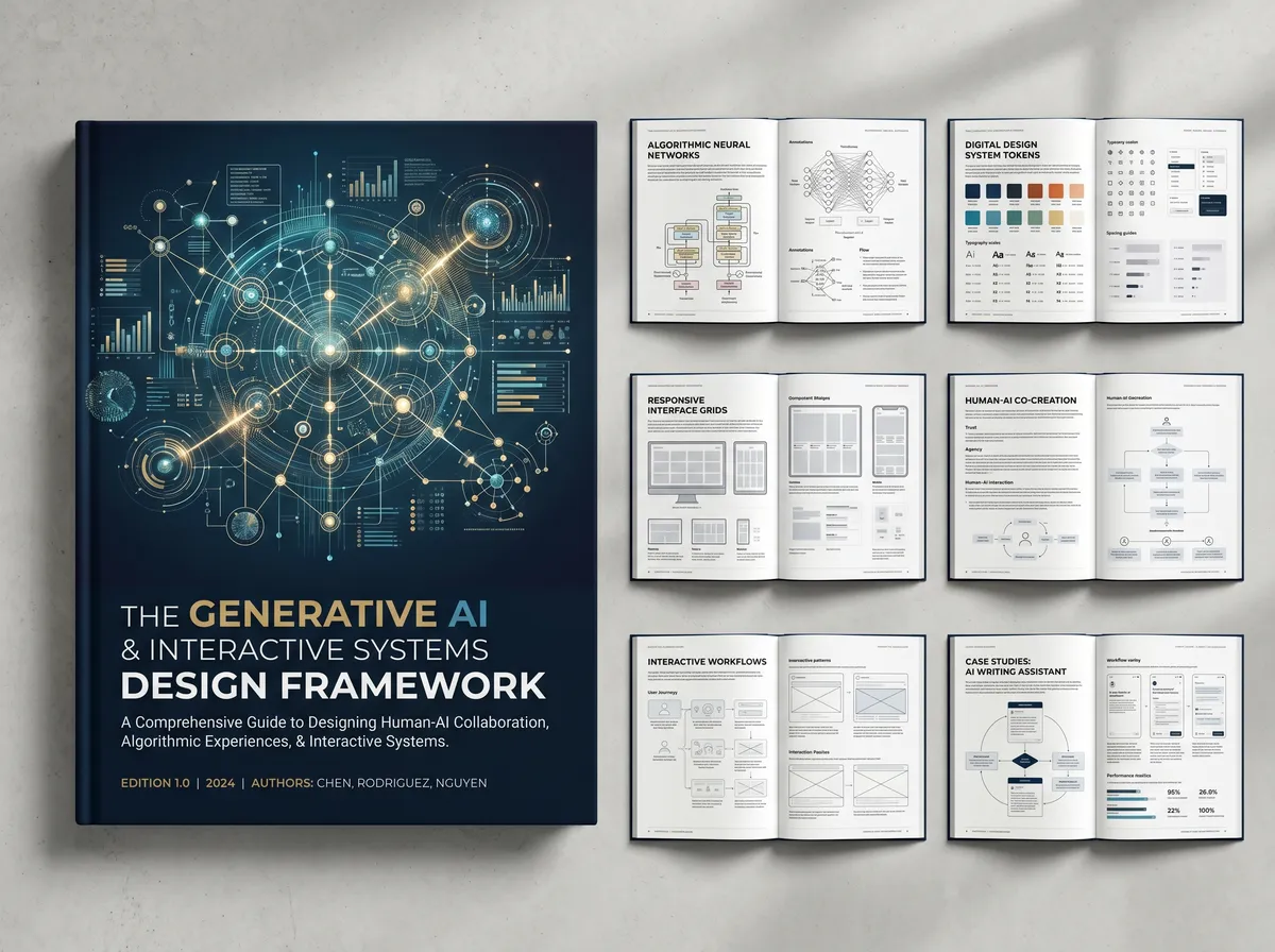 The Generative AI and Interactive 202605162349 — Book Cover Design by DesignDile