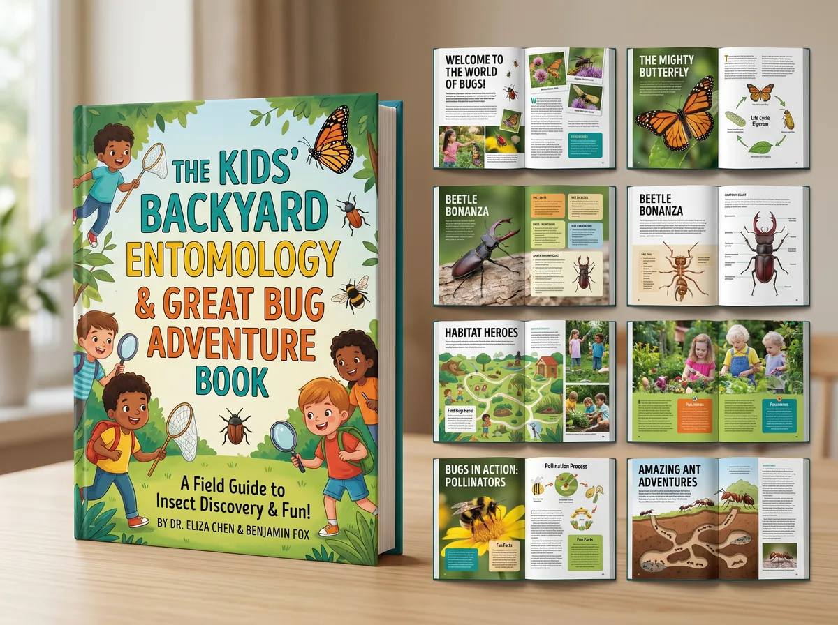 The Kids' Backyard Entomology and 202605162347 — Book Cover Design by DesignDile