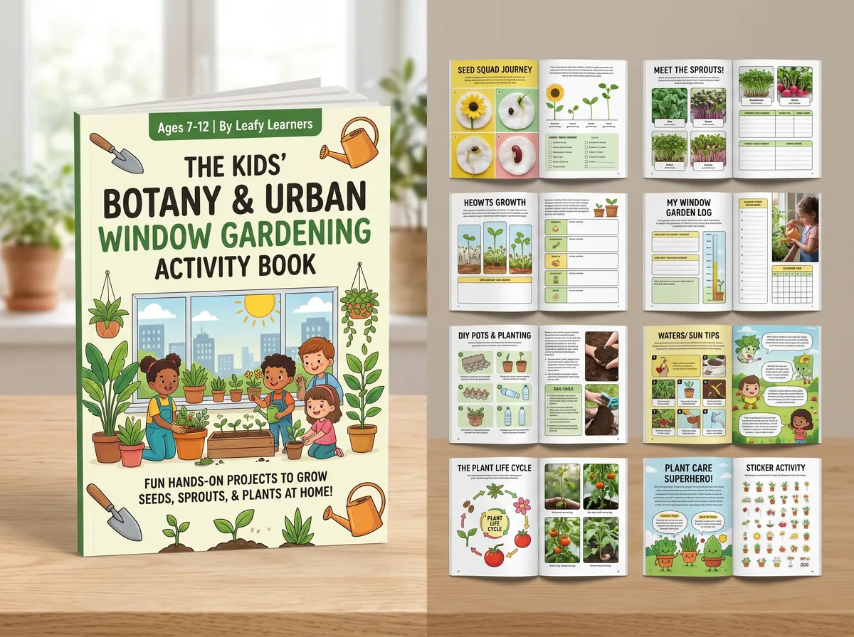 The Kids' Botany and Urban 202605162346 — Book Cover Design by DesignDile