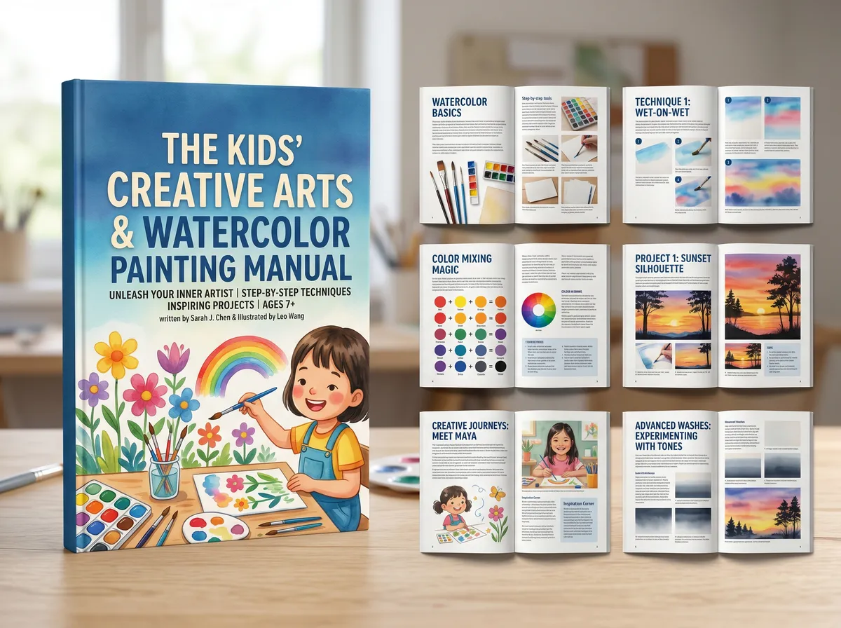 The Kids' Creative Arts and 202605162346 — Book Cover Design by DesignDile