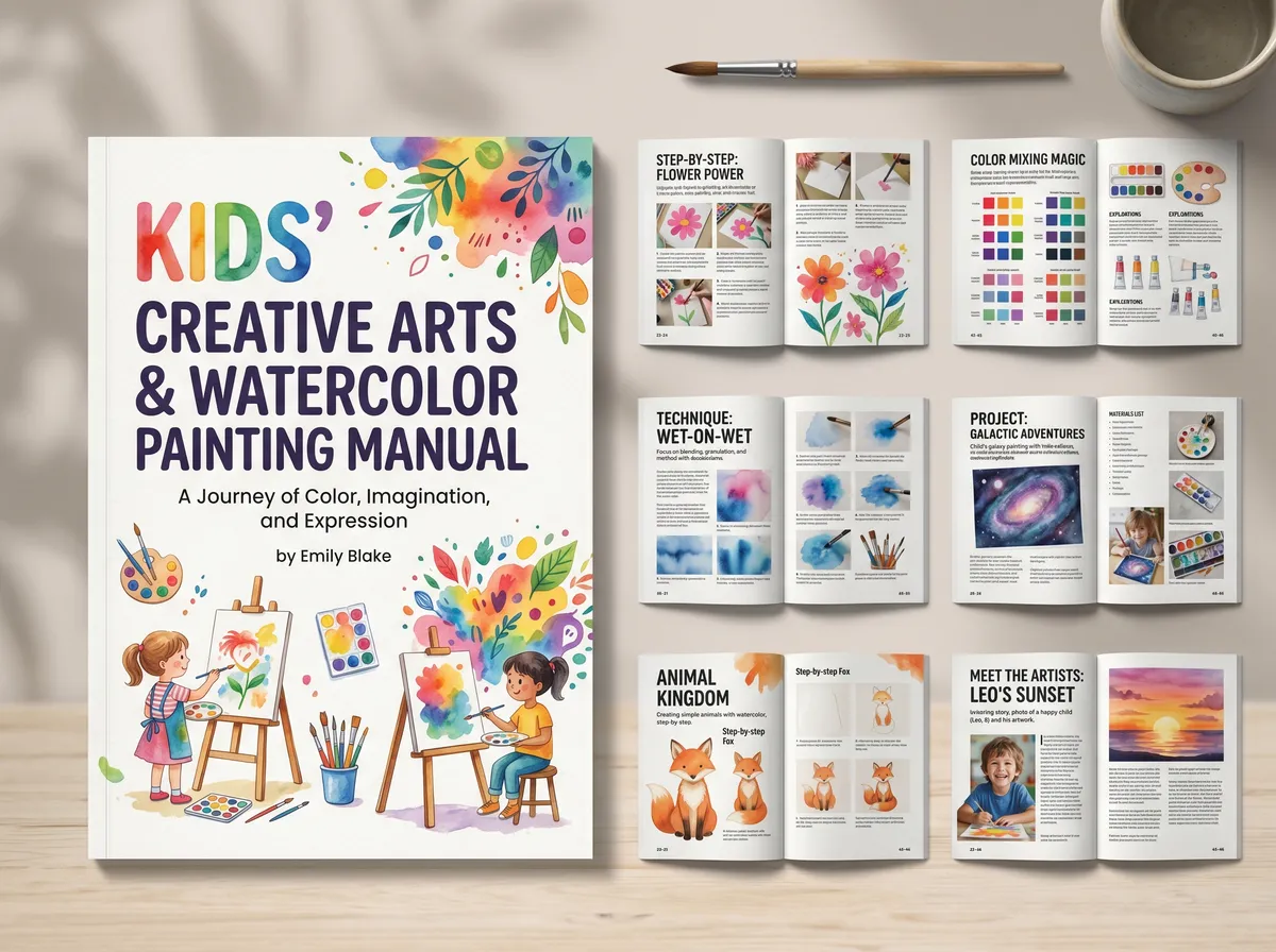 The Kids' Creative Arts and 202605162347 — Book Cover Design by DesignDile
