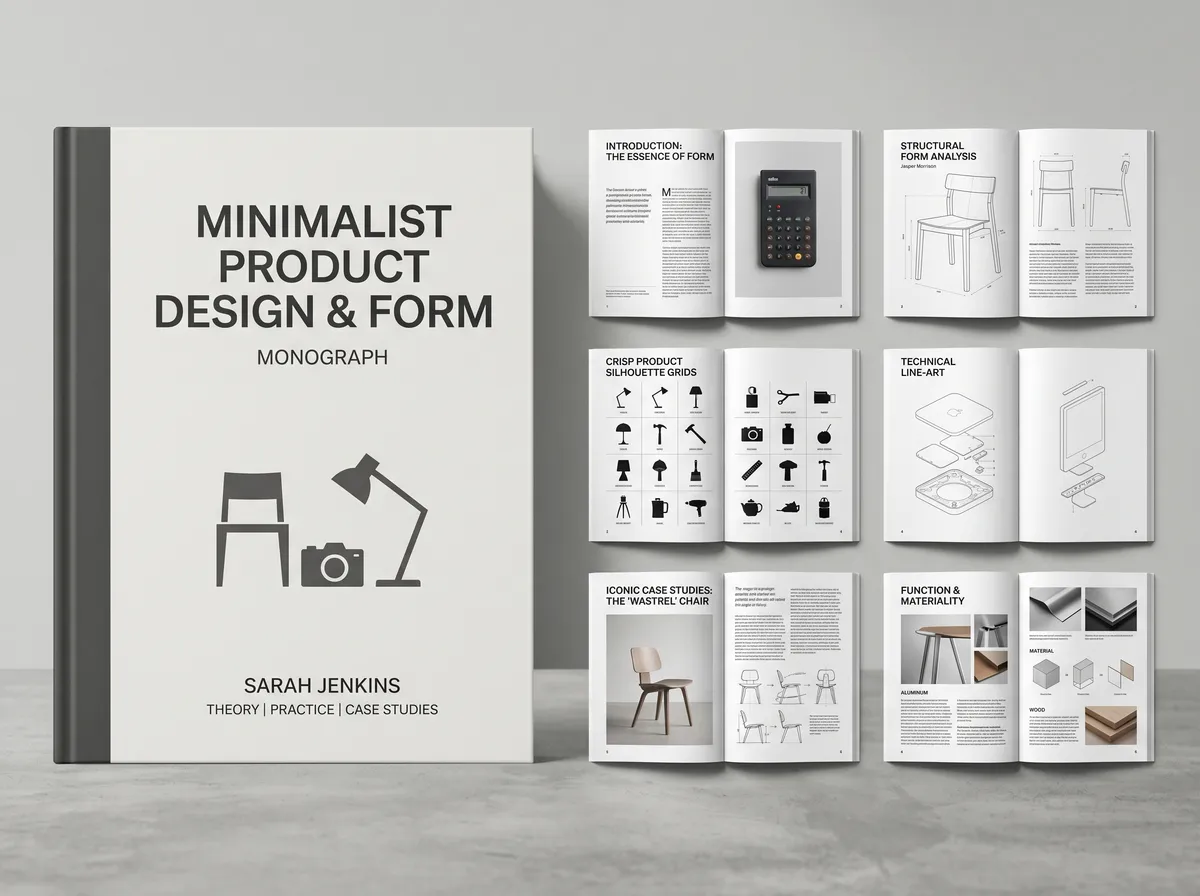 The Minimalist Product Design and 202605162329 — Book Cover Design by DesignDile