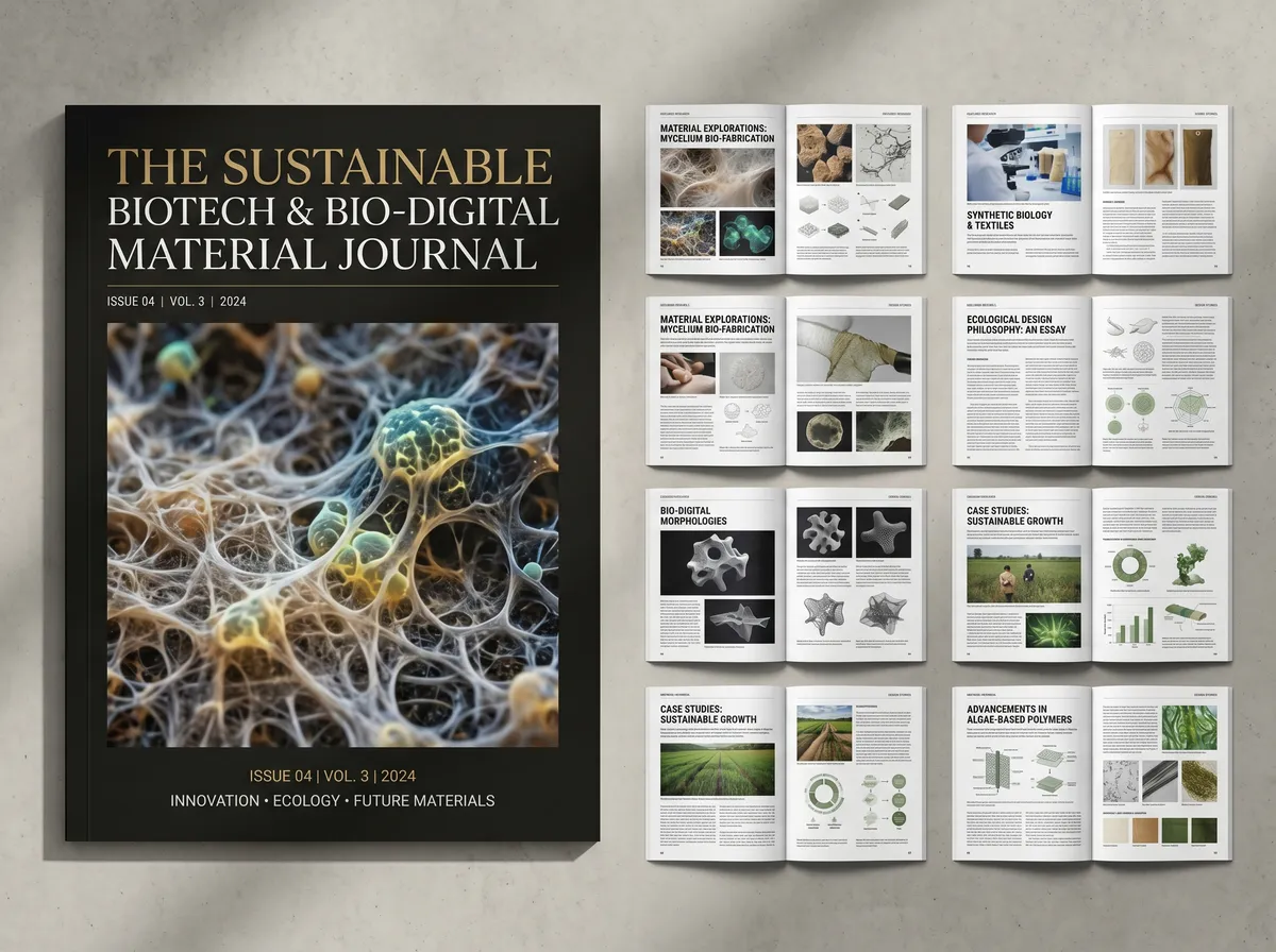 The Sustainable Biotech and Bio-Digital 202605162331 — Book Cover Design by DesignDile