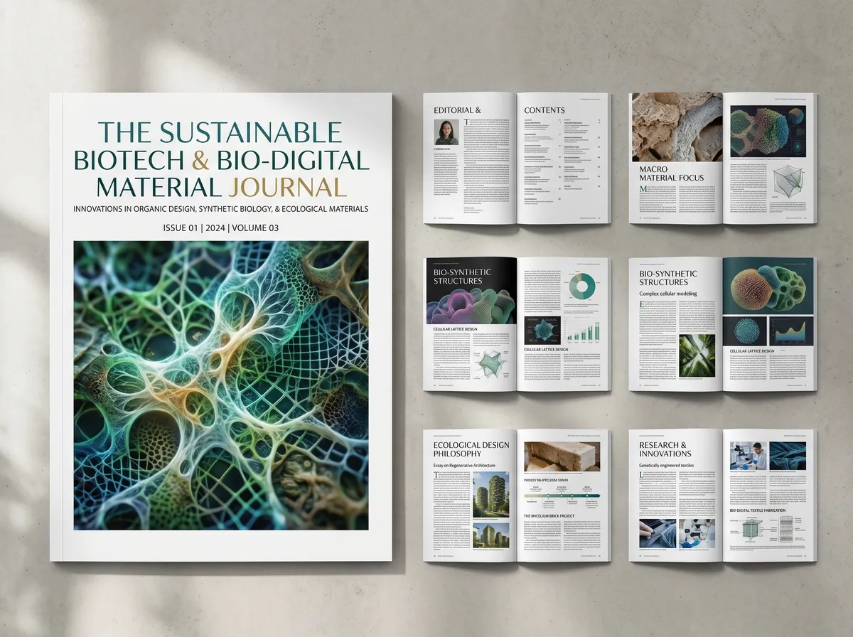 The Sustainable Biotech and Bio-Digital 202605162332 — Book Cover Design by DesignDile