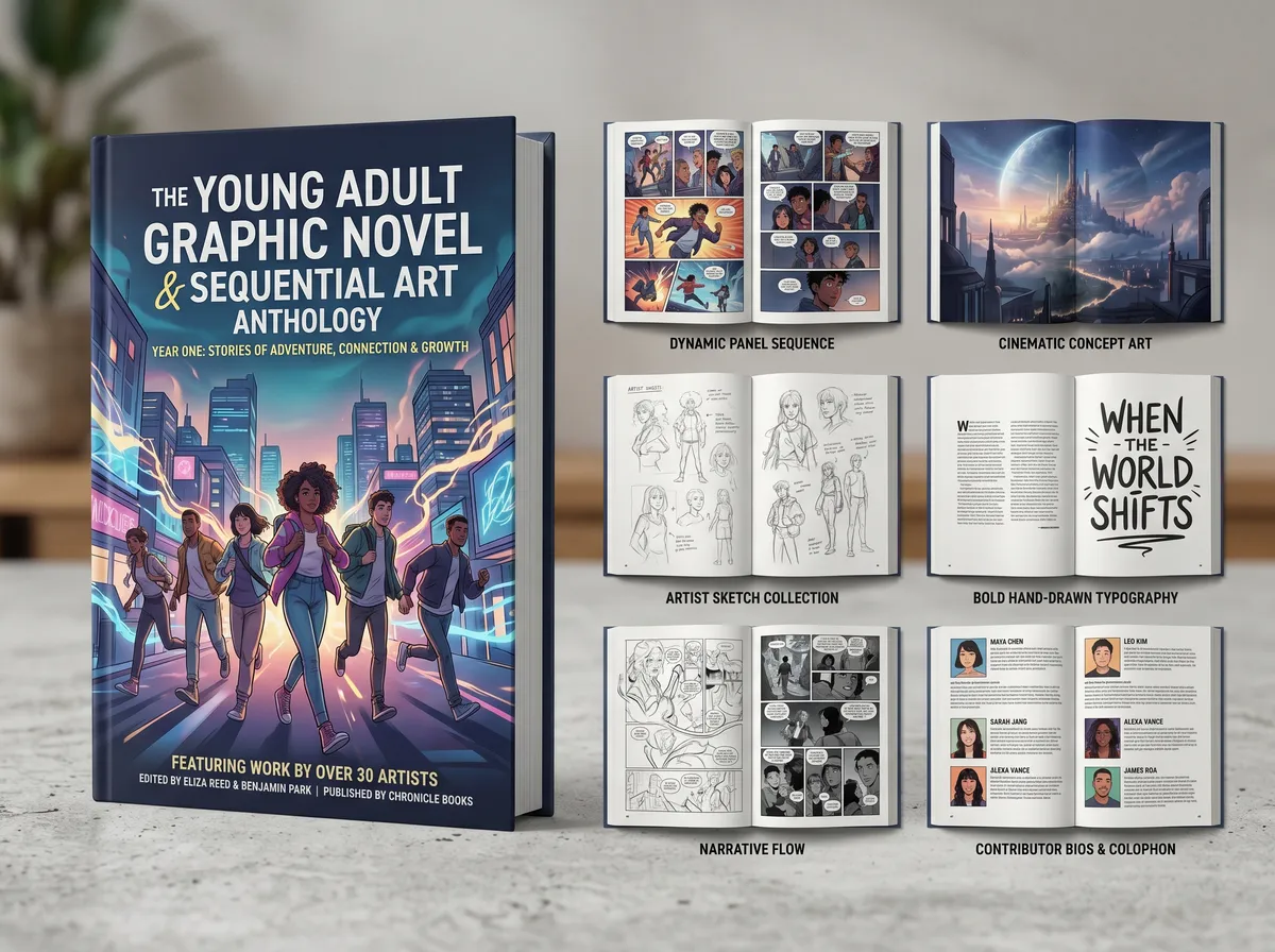 The Young Adult Graphic Novel 202605162345 — Book Cover Design by DesignDile
