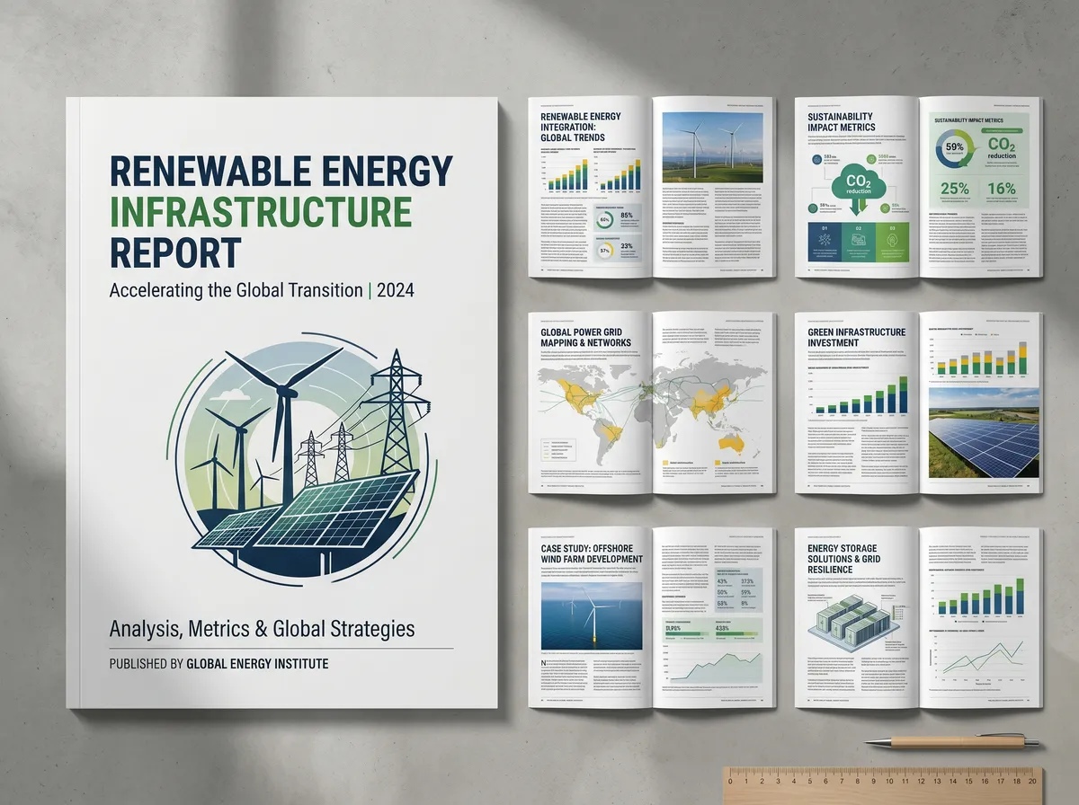 The Renewable Energy Infrastructure 202605162315 — Book Cover Design by DesignDile