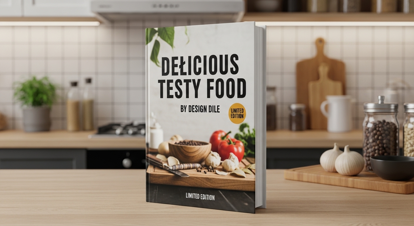 Delicious Testy Food Book Cover Design by DesignDile
