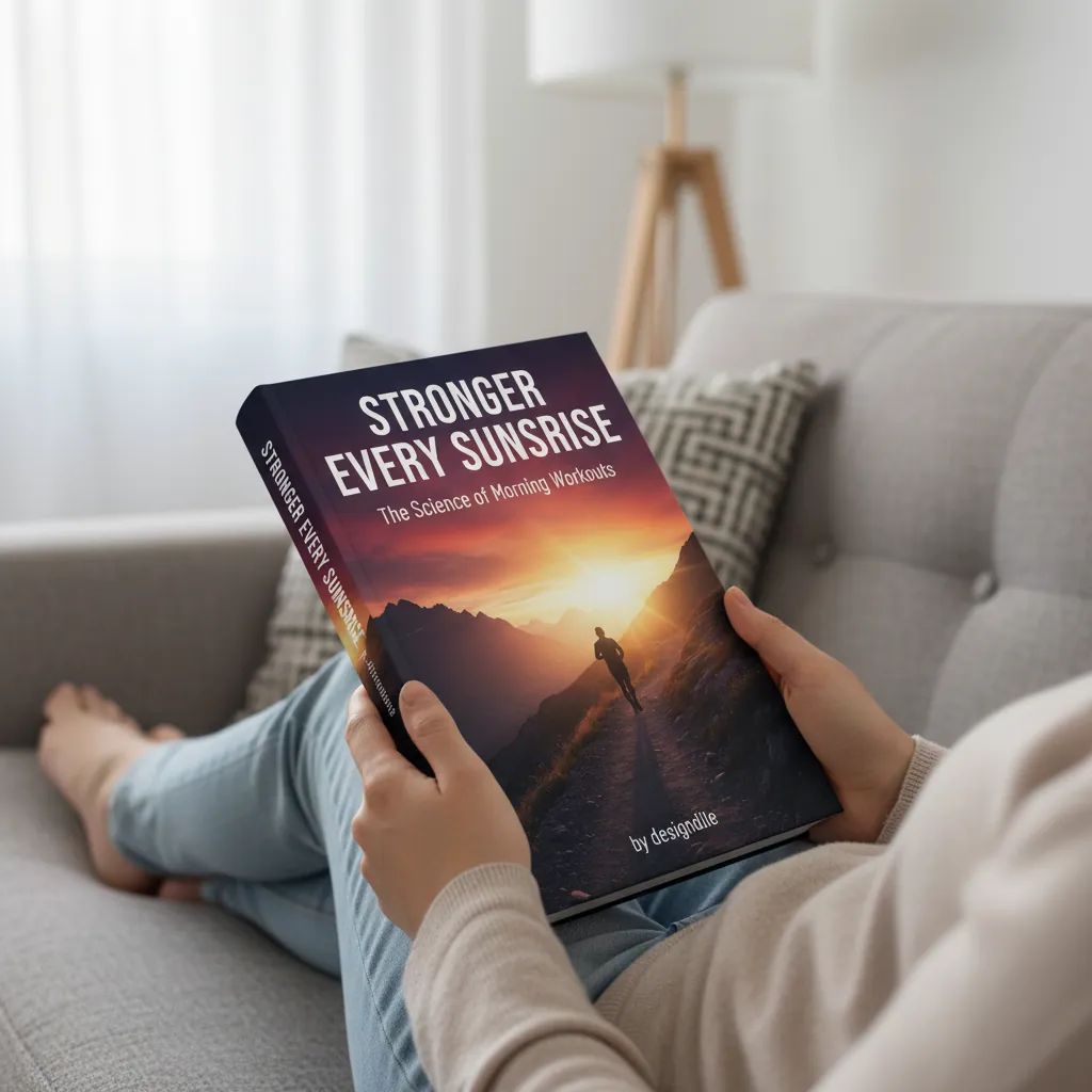 Stronger Every Sunrise Book Cover Design by DesignDile