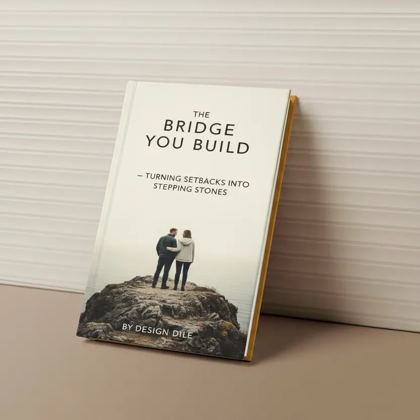 The Bridge You Build Book Cover Design by DesignDile